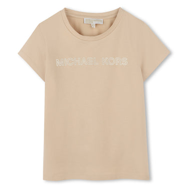 MICHAEL KORS Playera para niña y adolescente beige